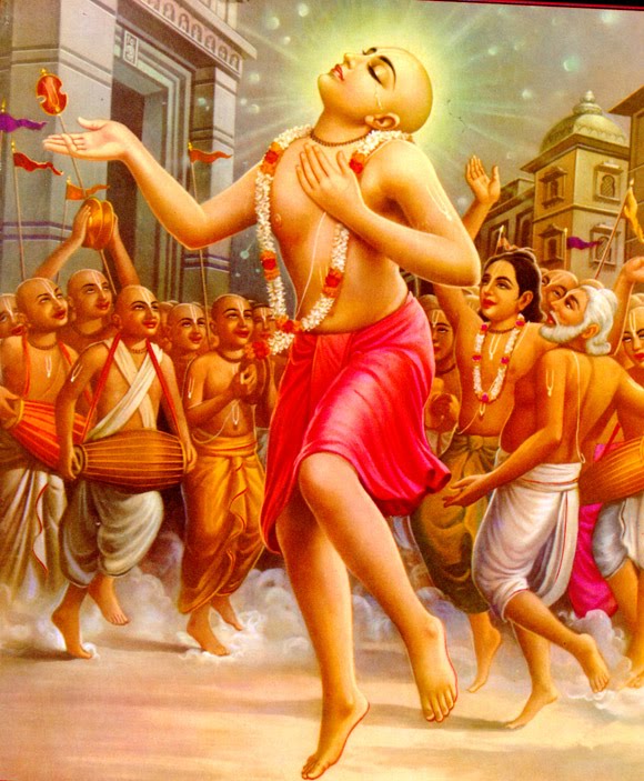 La reunión de los Pandavas con Krishna