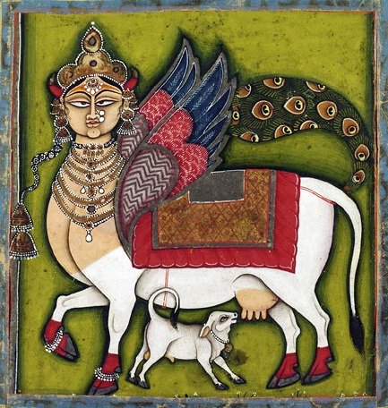 Oraciones de Indra y la vaca Surabhi