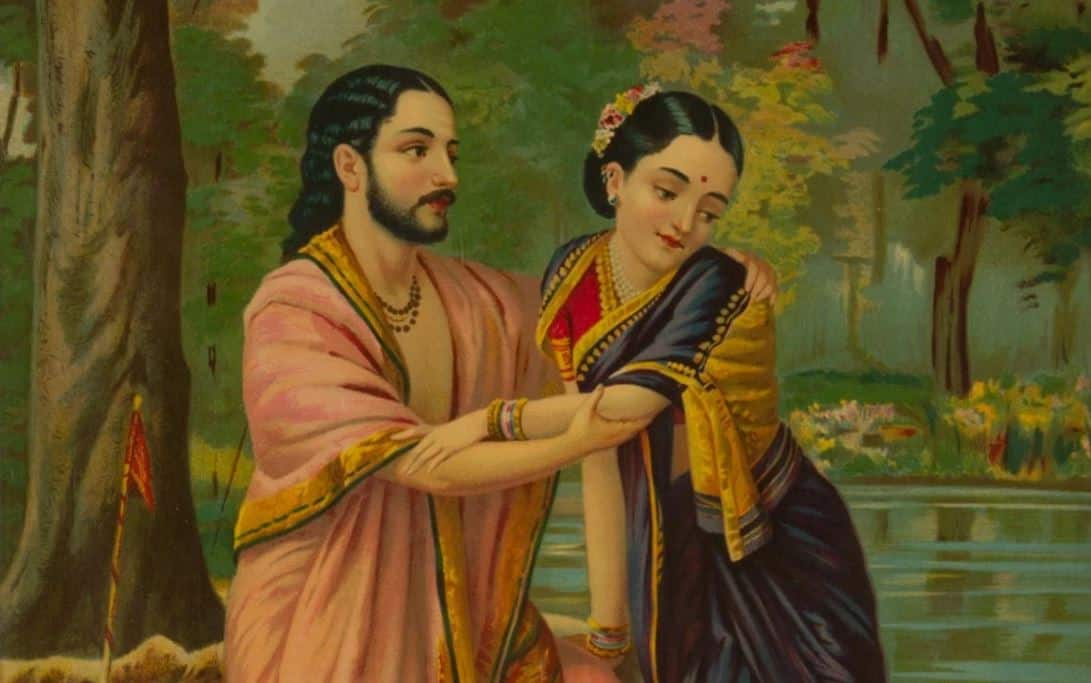 Arjuna y Subhadra