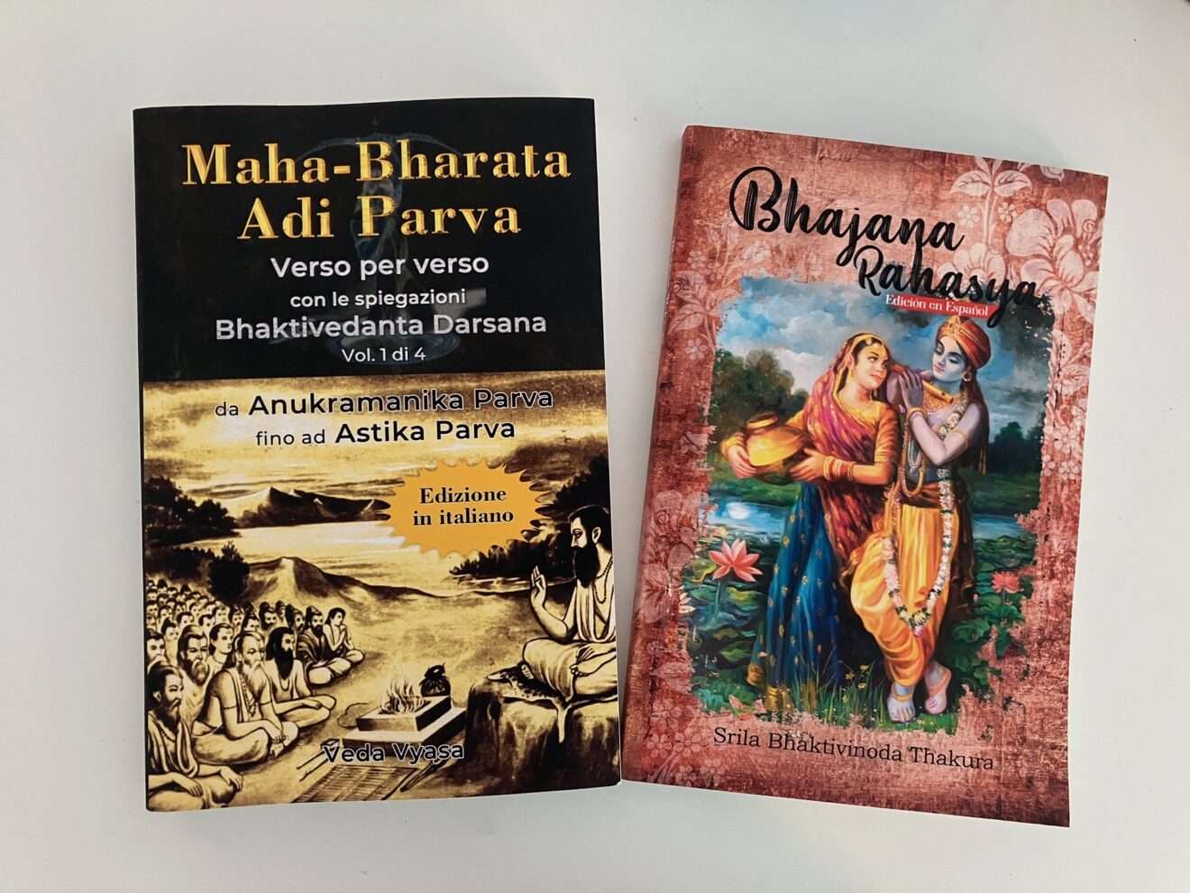 Maha-bharata (Serie in Italiano), progetto 100.000 versi - Bhajana Rahasya (Libro en Español)