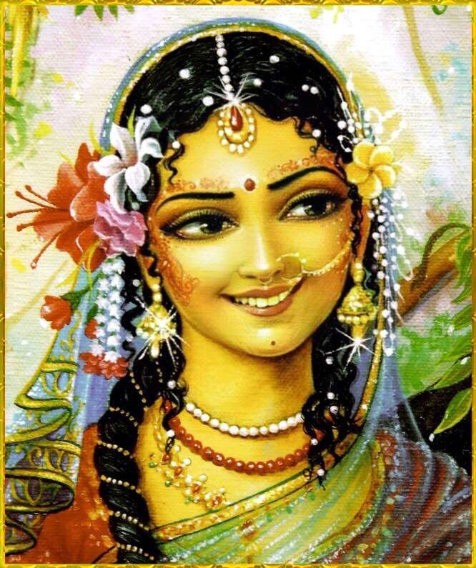 Now Radharani's Exquisite Beauty Will be Glorified in Detail